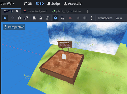 Godot editer in 3D mode